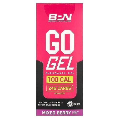 Bare Performance Nutrition,Go Gel, Endurance Gel, Mixed Berr