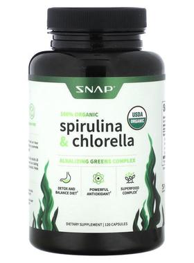 Snap Supplements,Organic Spirulina &amp;amp;amp;amp;amp;