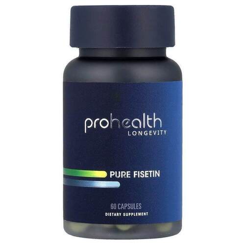 ProHealth Longevity,Pure Fisetin, 60 Capsules (250 mg per ca