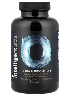 Intelligent Labs,Ultra Pure Omega-3，120 粒软胶囊（每粒软胶