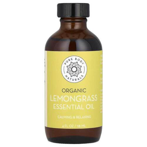 Pure Body Naturals,Organic Lemongrass Essential Oil