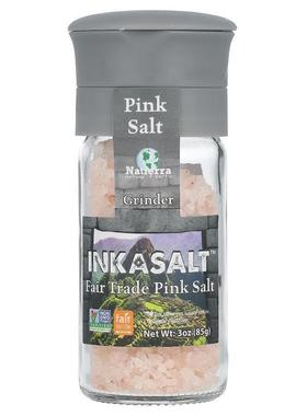 Natierra,InkaSalt, Fair Trade Pink Salt, Grinder
