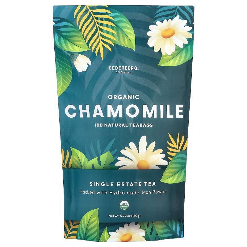 Cederberg Tea Co,Organic Chamomile, Caffeine Free, 100 Natur