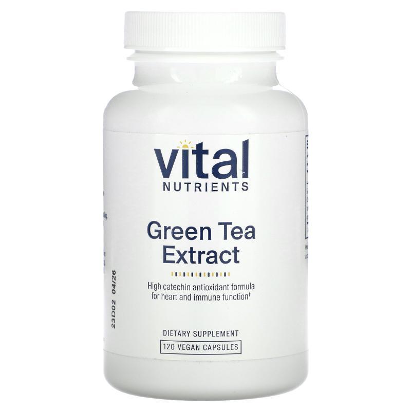 Vital Nutrients,Green Tea Extract, 120 Vegan Capsules