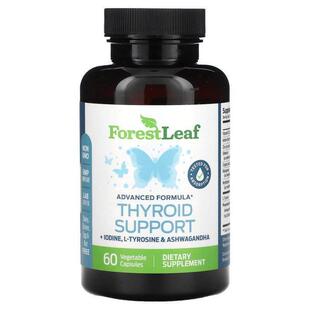 Forest Leaf,Thyroid Support, 60 Vegetable Capsules