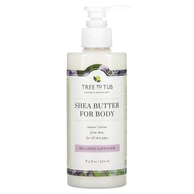 Tree to Tub,乳木果油身体护理配方，椰子和柠檬草香