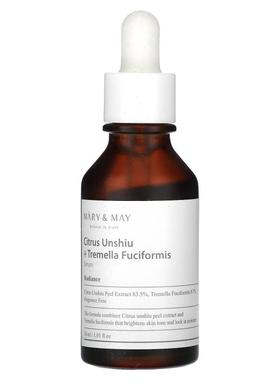 Mary &amp; May,Citrus Unshiu + Tremella Fuciformis Serum