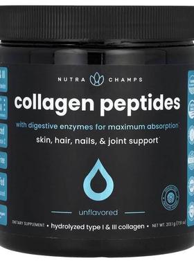 NutraChamps,Collagen Peptides with Digestive Enzymes for Max