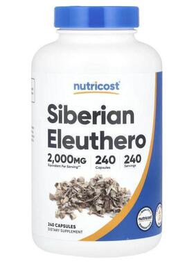Nutricost,Siberian Eleuthero, 2,000 mg, 240 Capsules