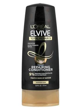 欧莱雅,Elvive，全效修复 5，修护护发素，适合受损发质，12.6 液