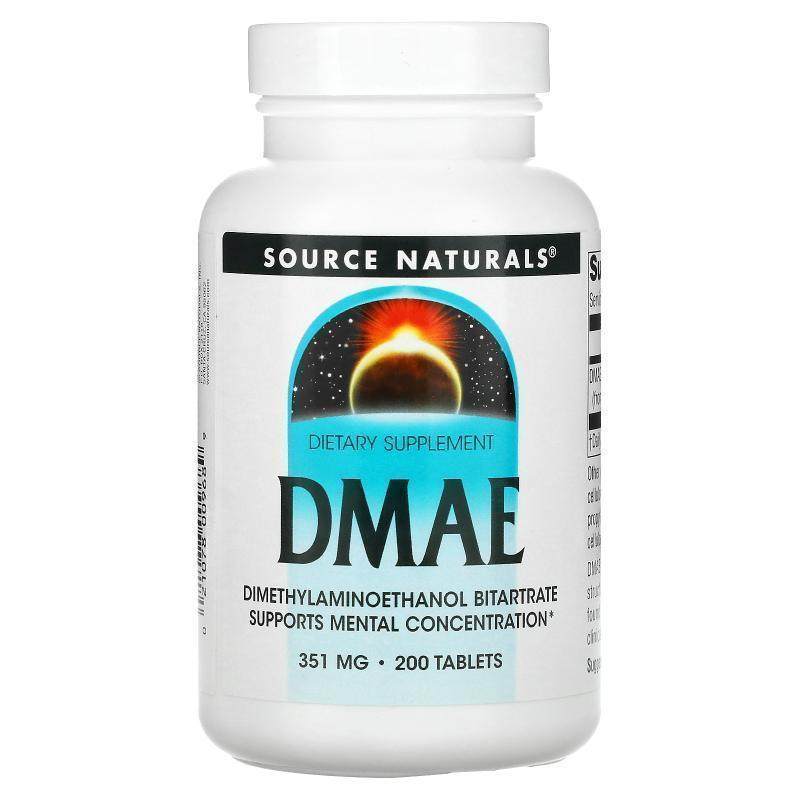 Source Naturals DMAE 肾上腺素优化记忆力