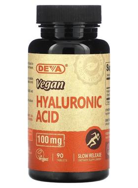 Deva Vegan 透明质酸 100 毫克 90 片