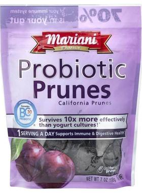 Mariani Dried Fruit,Family，益生菌梅干，7 盎司（198 克）