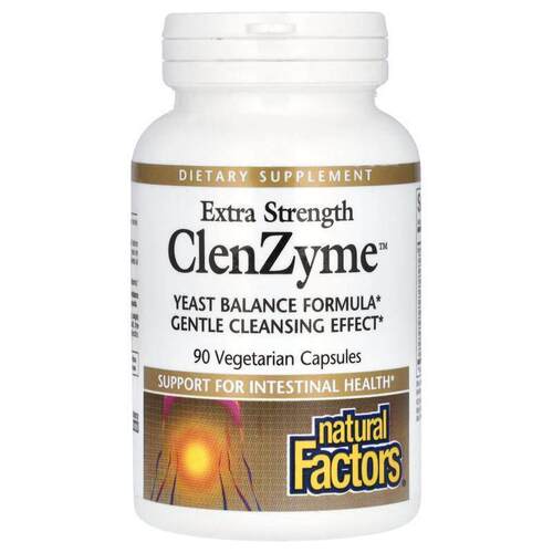 Natural Factors,加强型ClenZyme，90粒素食胶囊