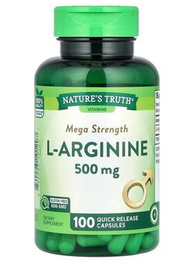 Nature's Truth,L-Arginine, 1,000 mg, 100 Quick Release Capsu