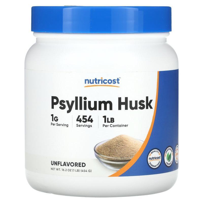 Nutricost,Psyllium Husk, Unflavored, 1 g , 1 lb (16.2 oz)