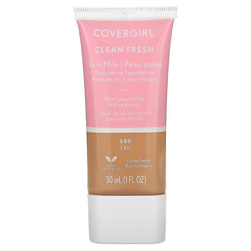 封面女郎,Clean Fresh, Skin Milk Nourishing Foundation, 580 T