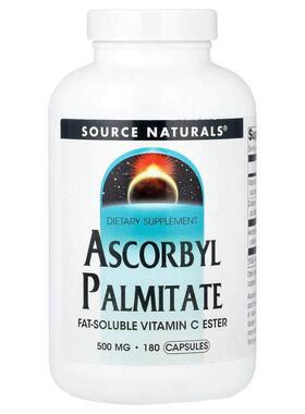 源美,Ascorbyl Palmitate, 180 Capsules