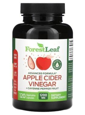 Forest Leaf,Apple Cider Vinegar + Cayenne Pepper Fruit, 600