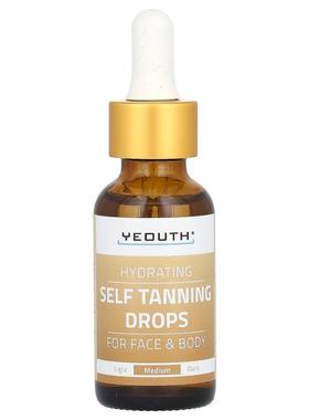 Yeouth,Hydrating Self Tanning Drops, For Face &amp;amp;
