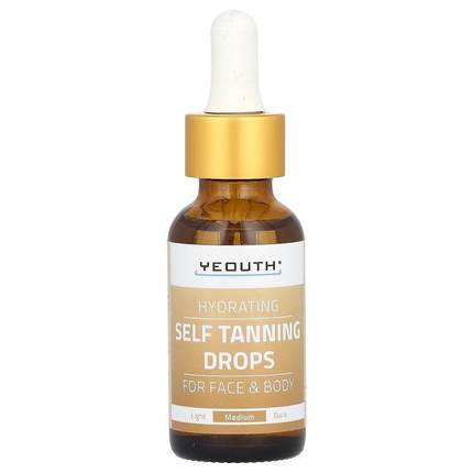 Yeouth,Hydrating Self Tanning Drops, For Face &amp;amp;amp;