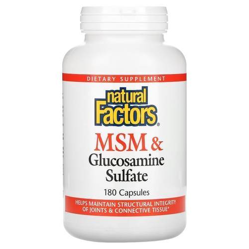 Natural Factors,MSM 和氨基葡萄糖硫酸盐