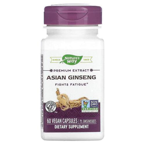 然萃维,优质提取物，亚洲人参，60 粒全素胶囊