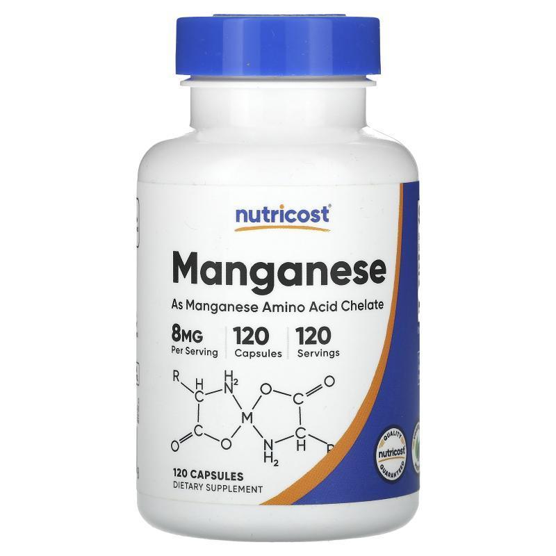 Nutricost,Manganese, 8 mg, 120 Capsules