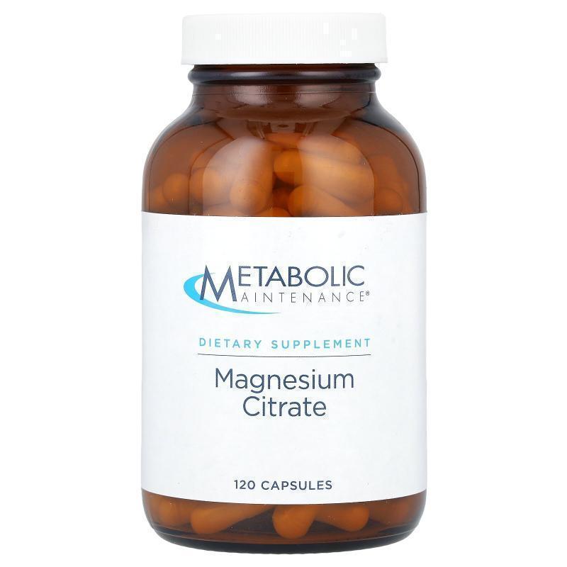 Metabolic Maintenance,Magnesium Citrate, 120 Capsules