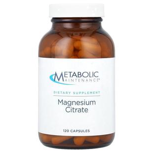 Metabolic Maintenance,Magnesium Citrate, 120 Capsules