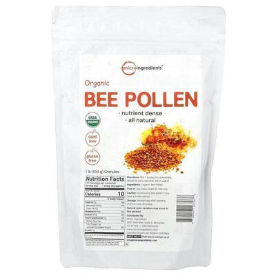 Micro Ingredients,Organic Bee Pollen, 1 lb (454 g)