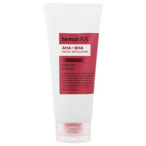 Heimish,AHA + BHA Facial Exfoliator, Enzyme Scrub , 4.39 fl