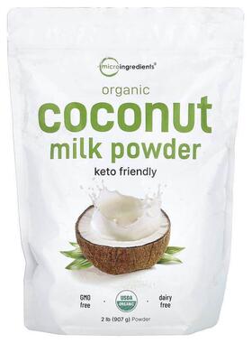 Micro Ingredients,Organic Coconut Milk Powder, 2 lb (907 g)