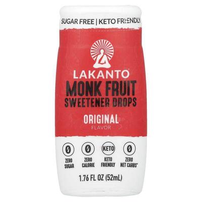 Lakanto,Monkfruit Extract Drops, Vanilla, 1.76 fl oz (52 ml)