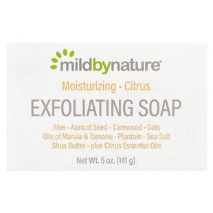 Mild By Nature,去角质皂，含马鲁拉和琼崖海棠油加乳木果油，无5