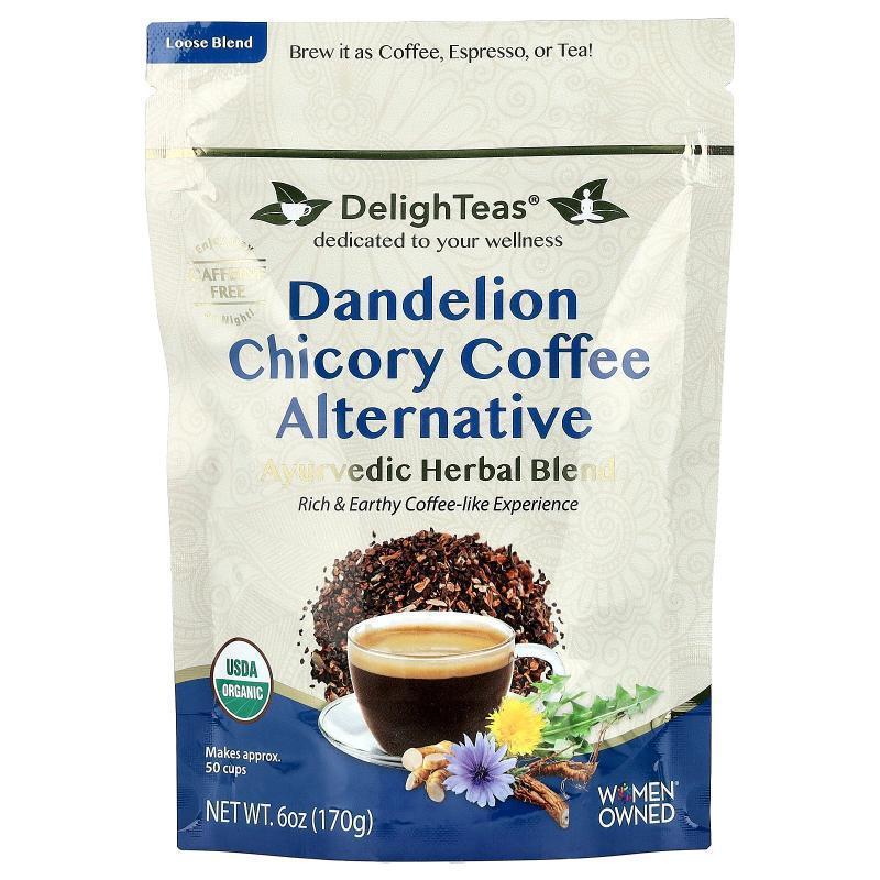 DelighTeas,Dandelion Chicory Coffee Alternative, Ayurvedic H