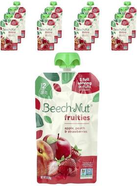 Beech-Nut,Fruities，2 段，苹果、芒果、胡萝卜，12 袋