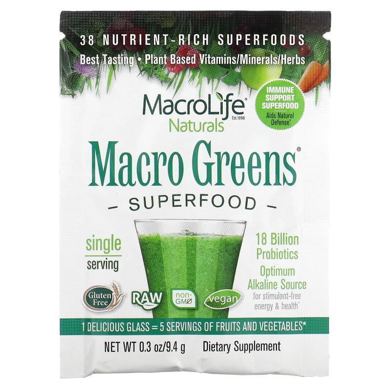 Macrolife Naturals,Macro Greens，SUPER FOODS