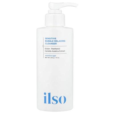 ilso,Sensitive Bubble Relaxing Cleanser, Sensitive Type, 7 o