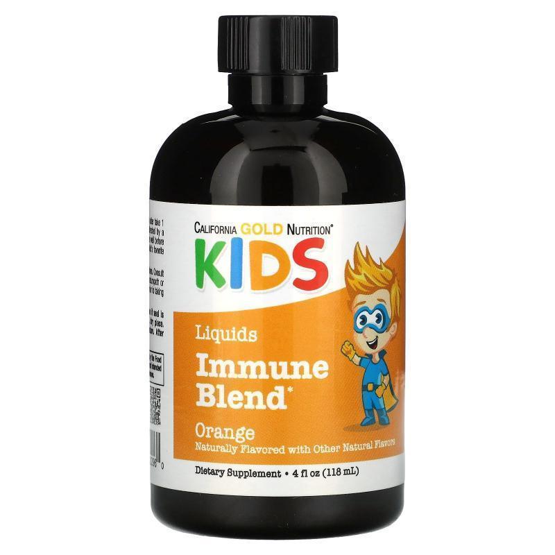 California Gold Nutrition,Liquid Immune Blend For Children,