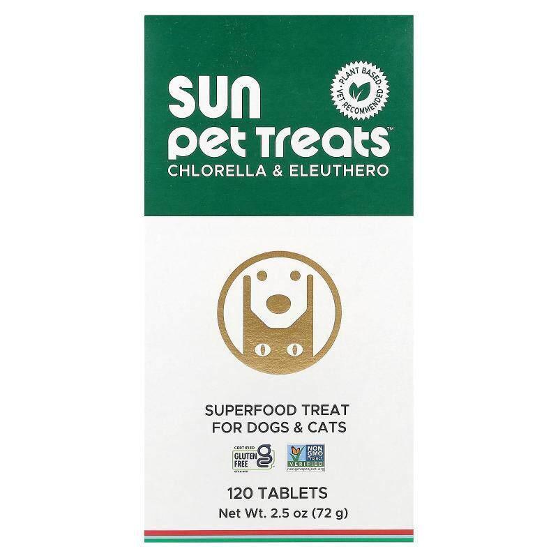 升康力,Sun Pet Treats™，小球藻和刺五加，猫狗专用