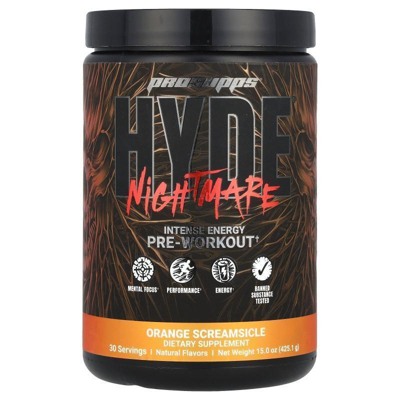 ProSupps,Hyde® Nightmare，优效能量锻炼前配方