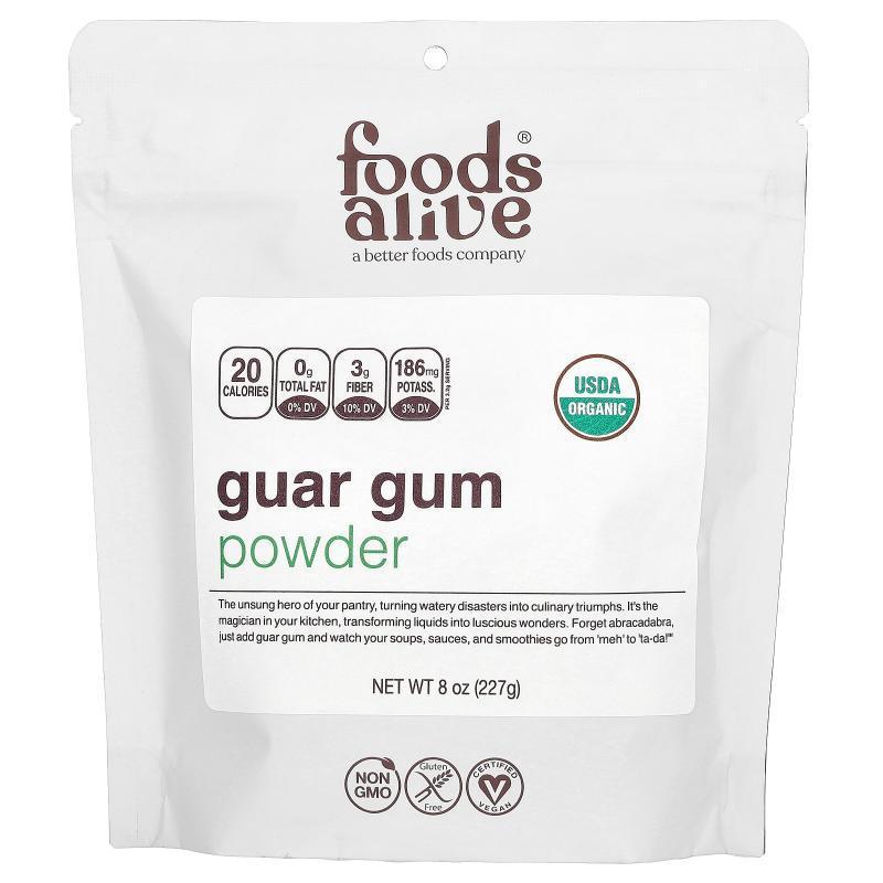 Foods Alive,Guar Gum Powder, 8 oz (227 g)