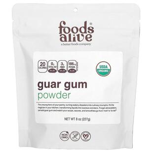 Foods Alive,Guar Gum Powder, 8 oz (227 g)