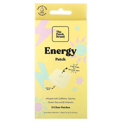 The Patch Brand,Energy Patch, 15 Clear Patches