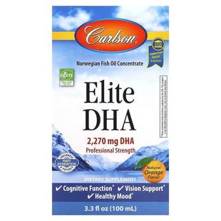 Carlson,精华 DHA，天然橙味2270毫克100毫升