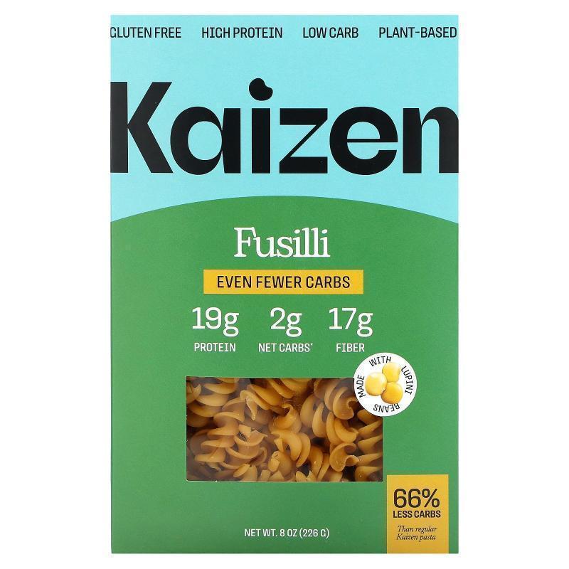 Kaizen,Fusilli, Gluten Free, High Protein, Low Carb, Plant-B