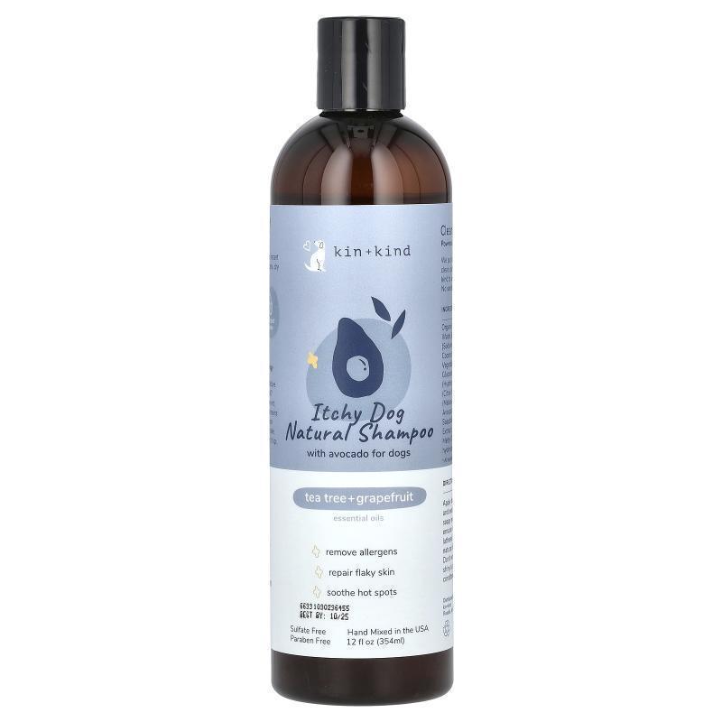 Kin+Kind 狗狗发痒缓解天然洗发水宠物狗 茶树葡萄柚香