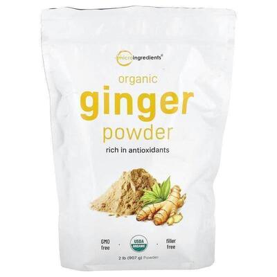Micro Ingredients,Organic Ginger Powder, 2 lb (907 g)