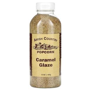 Amish Country Popcorn,Popcorn Glaze, Chocolate, 15 oz (425 g